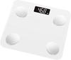 HSJFS Digital Body Weight Bathroom Scale Weighing Scale, Backlit Display, 400 Pounds, Glass, USB Charging Electronic Weighing view 1