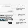 HSJFS Digital Body Weight Bathroom Scale Weighing Scale, Backlit Display, 400 Pounds, Glass, USB Charging Electronic Weighing view 3