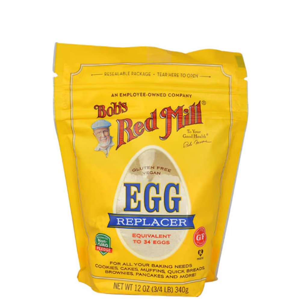 YCNO KOMBOFAN (Pack of 2) Bob's Red Mill Vegan Egg Replacer, Equivalent to 34 Eggs, Non-GMO, Gluten Free, (12 oz each, Total: 24 oz)