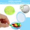 4Pcs Small Pill Box Cute Portable Pill Case Travel Pills Organizer Case Medicine Dispenser Earplug Container Vitamin Holder Liver Oil Storage Case for Women Men Pocket Purse Briefcase view 3