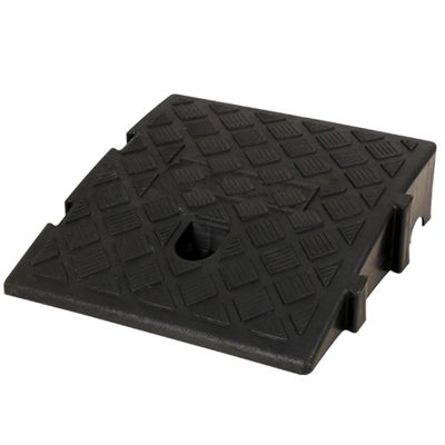 Portable Interlocking Plastic Curb Threshold Ramps, for Loading Dock, Driveway, Wheelchair, Car, Truck, Motorcycle(25x40x16cm)