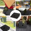 Portable Interlocking Plastic Curb Threshold Ramps, for Loading Dock, Driveway, Wheelchair, Car, Truck, Motorcycle(25x40x16cm) view 3