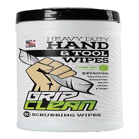 NineLife Basics Heavy-Duty Hand & Tool Cleaning Wipes for Automotive Use  30 Sheets/Tub (12-1/4""  9-1/2"") - Removes Grease, Oil, Odors, and Tough Grime - Pack of 3