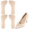 2 Pairs High Heel Inserts for Women, Invisible Adhesive Cushion Insoles Arch Support Non-Slip Slim Inserts Liners 3/4 Comfort Insoles Shoe Pads for Sandals Flats Pump Dress Shoes Boots (Beige) view 1