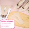 2 Pairs High Heel Inserts for Women, Invisible Adhesive Cushion Insoles Arch Support Non-Slip Slim Inserts Liners 3/4 Comfort Insoles Shoe Pads for Sandals Flats Pump Dress Shoes Boots (Beige) view 3