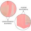 CHILDWEET 10pcs Transparent Bags Handles Clear Bags Window for Party Favors Sturdy and Practical Packaging view 2