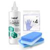 DeEnti Double Pumice Pack, Bundle Includes Mint Scented Callus Remover, 2 Pumice Stones for Feet, and 4 Pairs of Gloves, Salon Grade Foot Care, Home Manicure and Pedicure Kit view 1