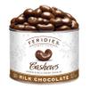 FERIDIES Milk Chocolate Covered Cashews - 18oz Vacuum Tin view 1
