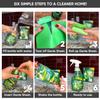 Genie Sheets All Purpose, Glass and Bathroom Cleaners Combo Pack | Concentrate Makes 6 24oz Bottles | Professional-Strength | Just Add Water | Eco-Friendly Plant-Based | 6 Sheets view 2