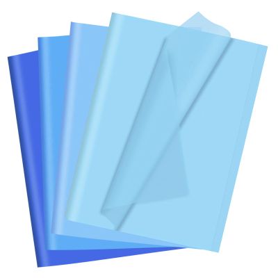 40 Sheets 4 Blue Colors Tissue Paper for Gift Bags Packing DIY Recyclable Paper Bulk, 14 x 20 Inches Weddings Birthday Craft Project Christmas Decor