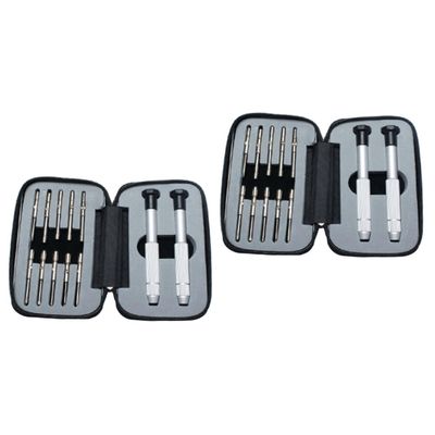 FOMIYES 24pcs Multifunction Eyeglasses Repair Kit Nose Pads Screws Ear Hooks and Screwdriver Handy Tool Eyeglasses Sunglasses Watches and Jewelry Repair