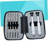 FOMIYES 24pcs Multifunction Eyeglasses Repair Kit Nose Pads Screws Ear Hooks and Screwdriver Handy Tool Eyeglasses Sunglasses Watches and Jewelry Repair view 3