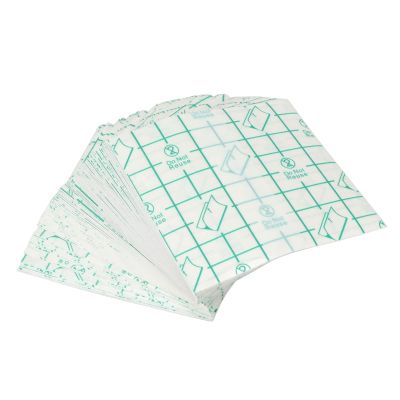 100Pcs Adhesive Waterproof Bandage Cover Clear Disposable Transparent PU Stretch Film Dressing 3.1 x 3.1in for Protect Skin Against External Friction and Water
