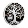 2 Year Sobriety Chips, Butterfly Tree of Life 2 Years Sobriety Coins view 2