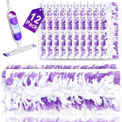 12 Pack Disposable Mopping Replacement for Swiffer Mop Pads for Swiffer PowerMop,Compatible with Swiffer Power Mop Refills Multi-Surface for Floor Cleaning