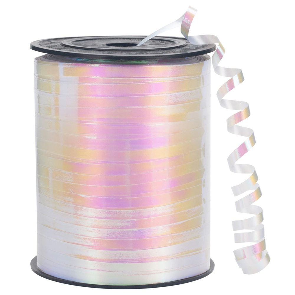 500 Yard Curling Ribbon for Gift Wrapping, Curly Balloon Ribbon, 3/16" Thin Gift Ribbon for Birthday, Baby Shower, Christmas