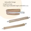 3 Piece Tracheostomy Tube Holder Adjustable Tracheotomy Intubation Securement Tape Tracheotomy Securemen,Reusable Tracheotomy Tie for Post Neck Surgery (Khaki) view 3