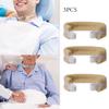 3 Piece Tracheostomy Tube Holder Adjustable Tracheotomy Intubation Securement Tape Tracheotomy Securemen,Reusable Tracheotomy Tie for Post Neck Surgery (Khaki) view 4