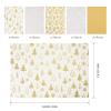 100 Sheets Christmas Metallic Gold Silver Tissue Paper Bulk, Xmas Tree, Jingle Bell, Polar Bear, Reindeer, Snowflake Gift Wrapping Paper for Gift Bag, Winter New Year Decoration Gift Packaging 20x14'' view 2