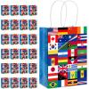 Pajean 32 Pack International Flag Bags World Flag Gift Bags for Opening Sports Events Celebration Goodie Candy Party Favors Decoration Supplies view 1