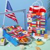 Pajean 32 Pack International Flag Bags World Flag Gift Bags for Opening Sports Events Celebration Goodie Candy Party Favors Decoration Supplies view 4