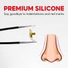 4 Pairs Soft Silicone Replacement 16mm Nose Pads for Model RB3526, RB4071, RB6335, RB6375, RB7186 and More Eyeglasses,Sunglasses, Plug in/Push in Eye Glasses Repair Kit Nose Pads (Gold) view 4