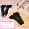 2 Pairs High Heel Inserts for Women, Invisible Adhesive Cushion Insoles Arch Support Non-Slip Slim Inserts Liners 3/4 Comfort Insoles Shoe Pads for Sandals Flats Pump Dress Shoes Boots (Black) view 3