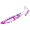 Denture Cleaning Brush, Denture Cleaner for Denture Care, Top Denture Cleanser Tool, Portable Denture Toothbrush for False Teeth Cleaning, 1pcs / view 3