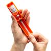 1ml U-100 disposable syringe T1me Vial Syringe Insulin Filling Support (BD Micro-Fine and other insulin syringe), Insulin transfer device for diabetes, Bottle Protector Case, Vial Holder (Orange) view 1
