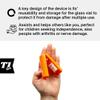 1ml U-100 disposable syringe T1me Vial Syringe Insulin Filling Support (BD Micro-Fine and other insulin syringe), Insulin transfer device for diabetes, Bottle Protector Case, Vial Holder (Orange) view 4