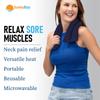 26x4 Inches Large Blue Wrap and 10x18 Inches Heating Area with Fastening Straps Wrap view 4