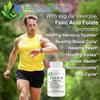 EcoIntegratives Folic Acid Folate 5mg (B9) Prenatal, Reproductive Health, Homocysteine, Metabolism, Cardiovascular, Bone, Immune Support, Allergen Free, Non GMO - 100 Vegan Capsules view 4