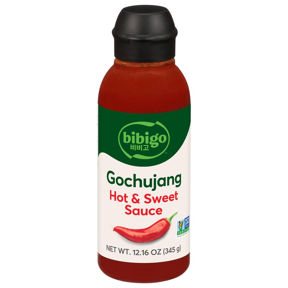 Bibigo Korean-Style Hot & Sweet Gochujang Sauce, 12.16 Ounce (Pack of 1)