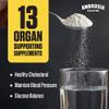 Ambrosia Nektar - Superfood Powder | Daily Organ Support Supplement | Greens Powder Alternative | 13 Superfoods for Energy, Digestion, Skin Health & Immune Support | 30 Servings | Pineapple Mango view 2