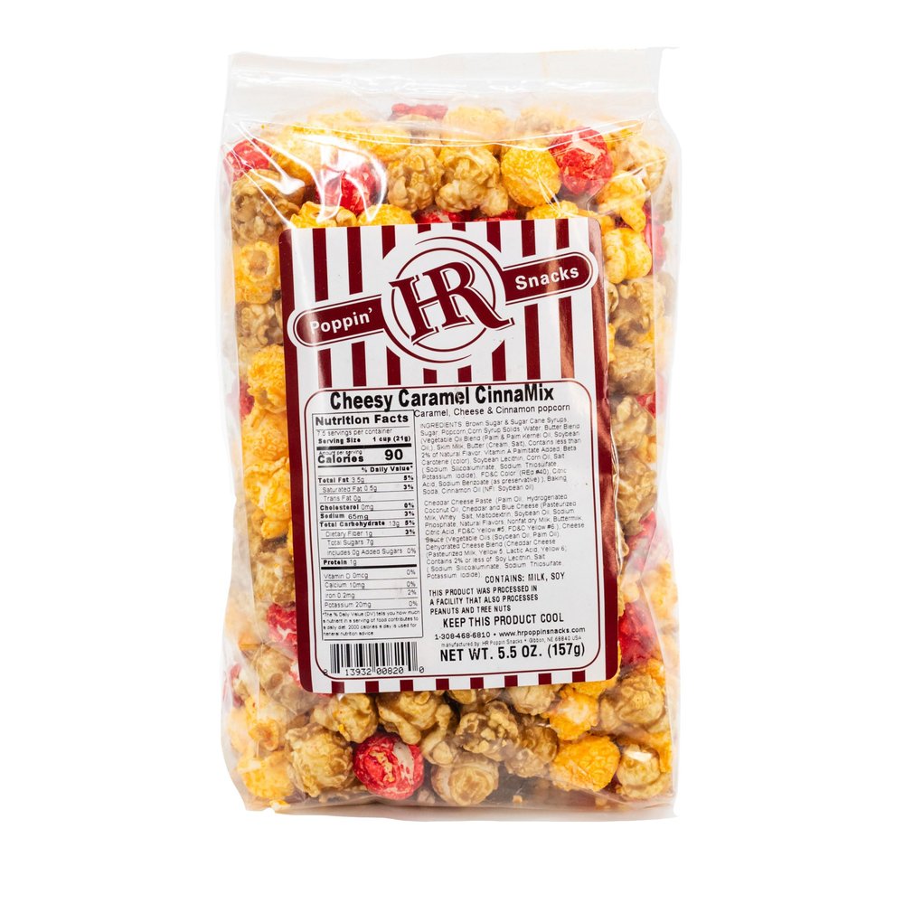 Cheesy Caramel Cinnamix Popcorn | Made in Small Batches | Party Popcorn | Perfect Combo Of Cheese, Caramel, and Cinnamon Popcorn | Ready To Eat | Popped Popcorn Snack | Movie Night Essential | Sweet & Salty Treat