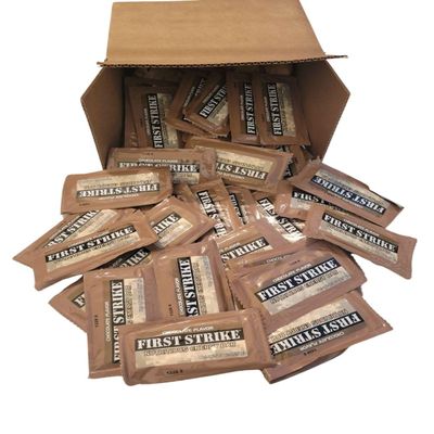 First Strike Bar, Chocolate Flavor - Full Size (2.3 oz.) Nutritious Energy Bar. Authentic USGI MRE dessert component available in 6, 12, 24, 48 and 100 Packs (48)