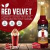 Syruvia Coffee Syrup, Red Velvet Flavored Syrup for Drinks, Lattes, and Desserts  25.4 fl oz, view 3