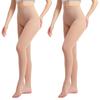 2PAIR Footless Medical Compression Pantyhose (Beige+Beige, L) view 1