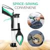 37.4 inch 2024 Upgraded Edition Grabber reahcer Tool,Foldable Reacher Grabber Pickup Tool with Strong Grip Magnetic,360Rotating Anti-Slip Jaw,Trash Picker Tool for Outdoor & Indoor (Green) view 2