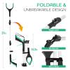 37.4 inch 2024 Upgraded Edition Grabber reahcer Tool,Foldable Reacher Grabber Pickup Tool with Strong Grip Magnetic,360Rotating Anti-Slip Jaw,Trash Picker Tool for Outdoor & Indoor (Green) view 4