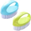 2 Pack Scrubbing Brushes for Cleaning, Heavy Duty Scrub Brush Nylon Stiff Bristles,Scrubber Cleaner Brush for Bathroom,Showe,Sink,Kitchen,Bathtub,Floor,Multi-Purpose Cleaning Brush (Green+Blue) view 1