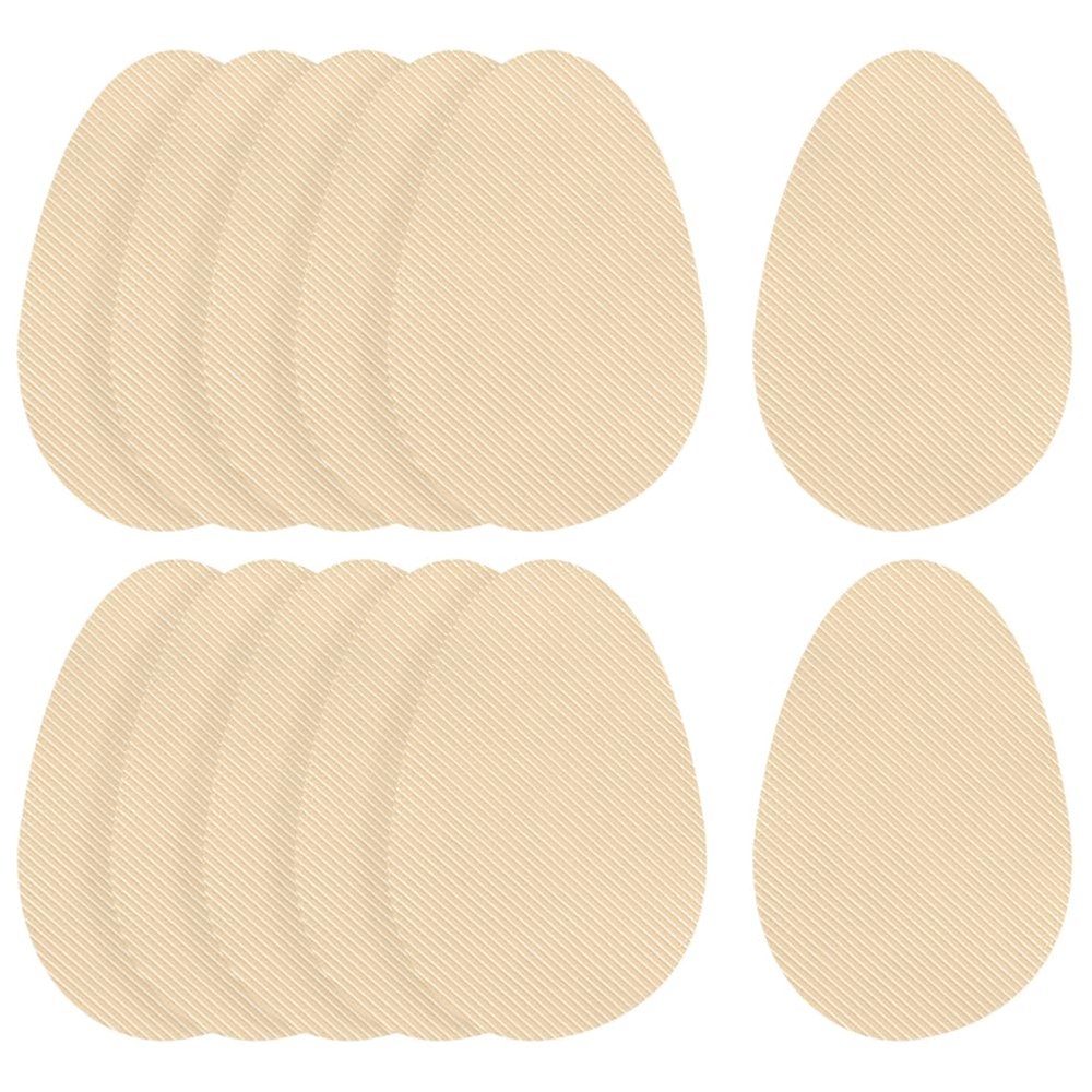 12 Pcs Non Slip Shoe Sole Pads Anti Slip Shoe Bottom Grips Womens Shoes Bottom Pads High Heel Shoe Grips Self Adhesive Shoe Bottom Grip Pads High Heel Shoe Sole Protectors Beige