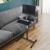 Overbed Table Mobile Standing Desk, overbed Table with Wheeled Keyboard Tray Height Adjustable Computer Workstation for Home Office view 2