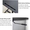 Overbed Table Mobile Standing Desk, overbed Table with Wheeled Keyboard Tray Height Adjustable Computer Workstation for Home Office view 4