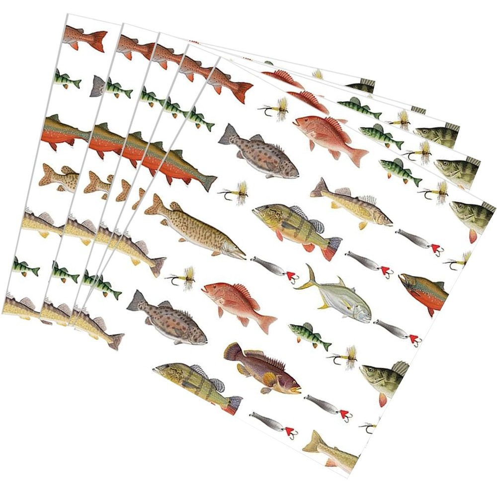 Gone Fishing Birthday Party Decorations 40Pcs Fish Napkins Disposable gone fishing party napkins for Under The Sea Party Decorations,Little Fisherman Decorations,Ofishally One Birthday Decorations
