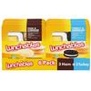 NineLife Basics Lunchables Variety Pack, Cracker Stackers Snack Kit Turkey/American and Ham/Cheddar - 6 Packs view 1