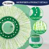 3 Pack Mop Head Replacement for Libman Tornado, Spin Mop Replacement Head  Compatible with Libman, Easy to Replace, Machine Washable, Green and White (NOT for Old Version) view 3