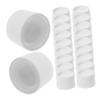 100pcs ScrewToothpaste Caps Toothpaste Container Lids for Travel Bulk Toothpaste Covers view 1