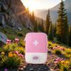 1 Pack First Aid Bag Empty, Empty First Aid Pouch, Mini Portable Medical Bag for Outdoor Camping Hiking Traveling Emergency Bag (Pink - Small) Sports and Outdoors view 4