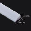 JANJANGUO Rubber Threshold Ramp,Threshold Anti-treading Slope Climbing Silicone Mat, Indoor Threshold Strip, Bathroom Waterproof Waterproof, Free Cutting(1.5cm high,90cm/35.4in) view 2